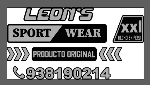 etiqueta leons sport wear