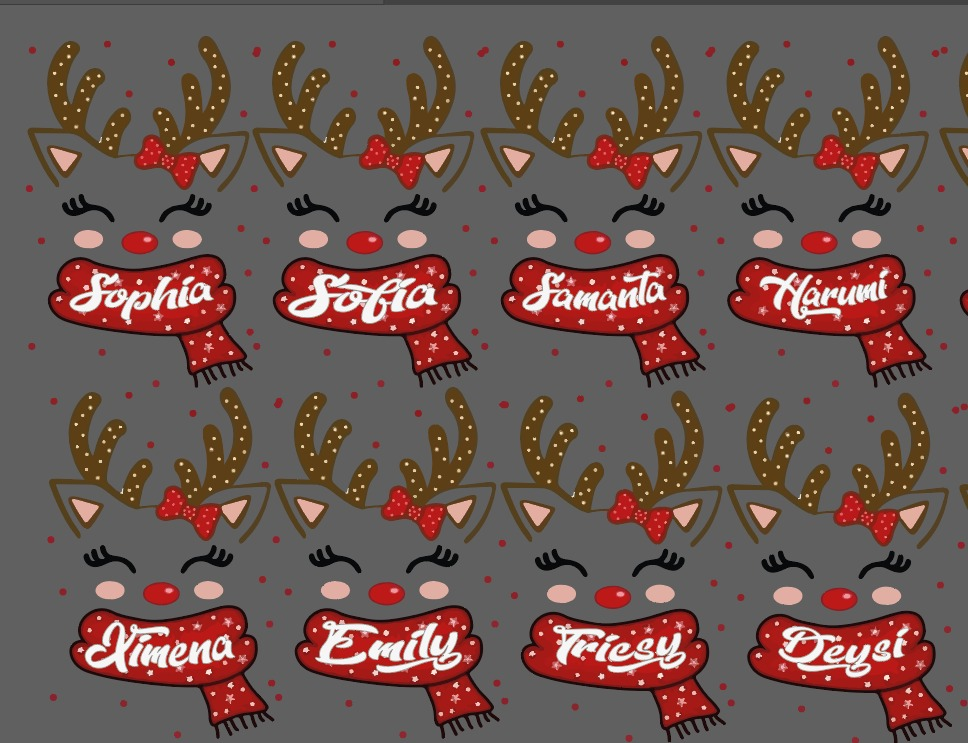 reno navideño para estampar en png svg dtf sublimado digital peru 