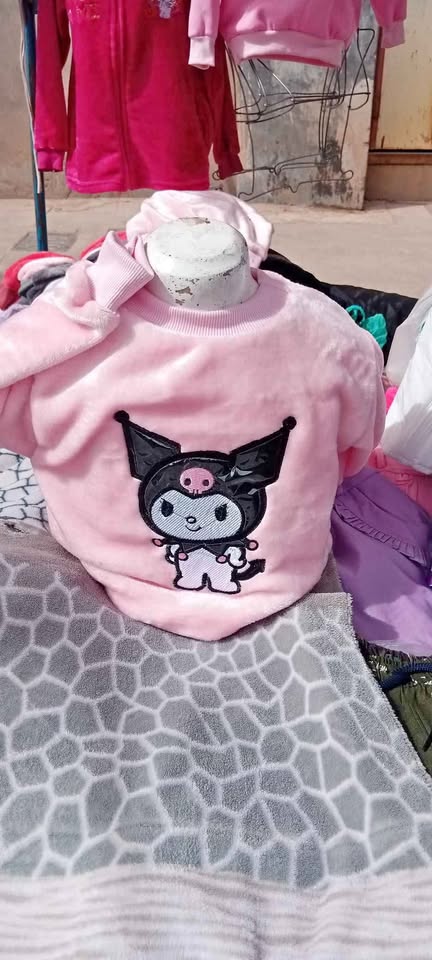 conjunto felpa polar para niña